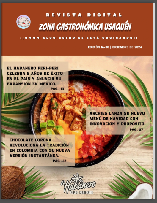 Portada de Edición N.° 40 de Revista Zona Gastronómica Usaquén