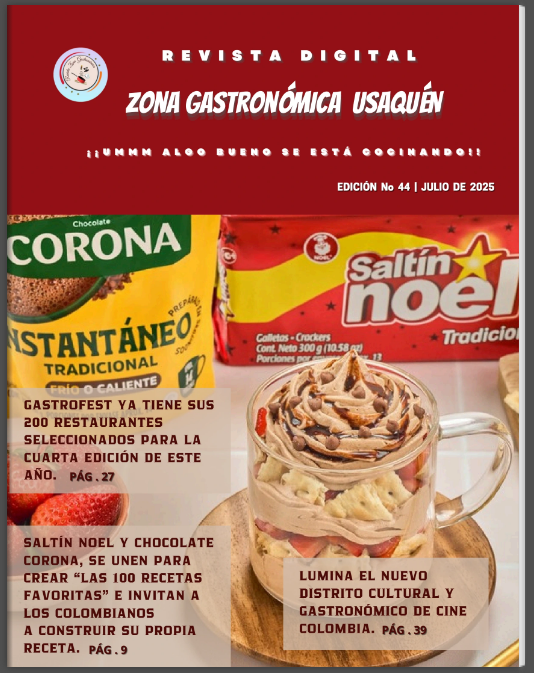 Portada de Edición N.° 44 de Revista Zona Gastronómica Usaquén